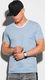 Ombre T-shirt męski bawełniany S1385 - jasnoniebieski S 1