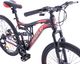 Fuzlu Rower Perfect Power 2D 26" shimano czarno-czerwony ST-EF 3