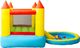 vidaXL Dmuchana trampolina ze zjeżdżalnią, 200x365x190 cm, PVC 2