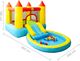 vidaXL Dmuchana trampolina ze zjeżdżalnią, 200x365x190 cm, PVC 3