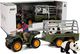 Figurka LeanToys Quad z Przyczepką Transporter Figurki Panda 1