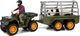 Figurka LeanToys Quad z Przyczepką Transporter Figurki Panda 2