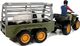 Figurka LeanToys Quad z Przyczepką Transporter Figurki Panda 3