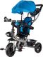 MalPlay Rowerek Trójkołowy Dziecięcy Multifunkcyjny Obracany Niebieski 3w1 6