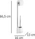 Wenko Stojak na papier toaletowy ze szczotką Avola White 3