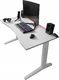 Biurko Zdesk AB-STLW-LH Białe 138 cmx68 cm 1