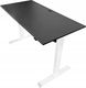 Biurko Zdesk PC-114W-Po/B Grafitowe 138 cm x 68 cm 1
