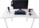 Biurko Zdesk AB-710W-Po/W-LH Białe 138 cmx68 cm HUB USB 1