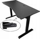 Biurko Zdesk AC-3TB-Po/B Grafitowe 138 cm x 68 cm 1