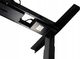 Biurko Zdesk AC-3TB-Po/B Grafitowe 138 cm x 68 cm 7
