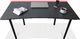 Biurko Zdesk AC-710B-Po/B-L Grafitowe 138 cmx68 cm 1