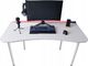 Biurko Zdesk (BB-710W-Po/W-L Białe 138 cmx68 cm 1