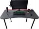 Biurko Zdesk BC-710B-Po/B-LH Grafitowe 138 cmx68 cm 1