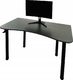 Biurko Zdesk BC-710B-Po/B-USŁ/B Grafitowe 138 cmx68 cm 1