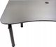 Biurko Zdesk BC-710B-Po/B-USŁ/B Grafitowe 138 cmx68 cm 2