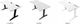 Biurko Zdesk CB-STL/W-Pp/W-GN/W Białe 138 cm x 68 cm 4