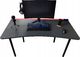Biurko Zdesk CC-710B-Po/B-LH Grafitowe 138 cmx68 cm 1