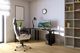 Biurko Zdesk NC-710B-Po/B Biało-Czarne 205 cm x 138 cm 3