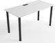 Biurko Zdesk Zdesk Czarno-Białe 138 cm x 68 cm 1