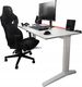 Biurko Zdesk PB-STL/W-Po/W-LH Białe 138 cmx68 cm 2