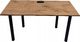 Biurko Zdesk Czarno-Brązowe 138 cm x 68 cm 1
