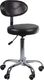 BEAUTY SYSTEM Taboret kosmetyczny z oparciem BD-9934 czarny universal 1