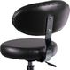BEAUTY SYSTEM Taboret kosmetyczny z oparciem BD-9934 czarny universal 1