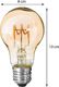 Atmosphera Bursztynowa żarówka LED Amber Twisted 2W E27 2