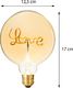 Atmosphera Żarówka LED Love 2W E27 3