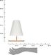 Lampa stołowa Atmosphera Brązowa bambusowa lampka nocna Pita 26,5 cm 3