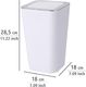 Kosz na śmieci Wenko uchylny 6L biały (24614) 4