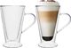 Florina Zestaw 6 sztuk Szklanki termiczne z uchem stożek double wall Florina Malachit  400 ml 3