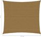 vidaXL Żagiel przeciwsłoneczny, 160 g/m, taupe, 2x2,5 m, HDPE 5