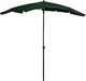 vidaXL Parasol ogrodowy na słupku, 200x130 cm, zielony 1