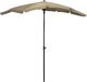 vidaXL Parasol ogrodowy na słupku, 200x130 cm, kolor taupe 1