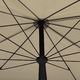 vidaXL Parasol ogrodowy na słupku, 200x130 cm, kolor taupe 2