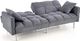 Halmar Sofa ROBERTO ciemno szara rozkładana 3