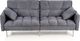 Halmar Sofa ROBERTO ciemno szara rozkładana 9
