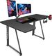 Biurko Huzaro Hero 7.7 Czarne 160 cmx60 cm 1