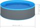 vidaXL Basen stelażowy 350cm Grey 4