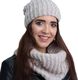 Nandy Nandy Komplet Czapka + Komin Beanie Tunel Polar Mulina 1