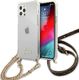 Guess Guess GUHCP12LKC4GSGO iPhone 12 Pro Max 6,7" Transparent hardcase 4G Gold Chain 1