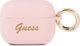 Guess Etui ochronne GUAPSSSI Silicone Vintage Script do AirPods Pro różowe 1
