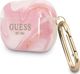 Guess Etui ochronne GUAPUNMP Marble Collection do AirPods Pro różowe 2