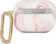 Guess Etui ochronne GUAPUNMP Marble Collection do AirPods Pro różowe 3