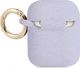 Guess Etui ochronne GUA2SGGEU Silicone Glitter do AirPods 1/2 fioletowe 1