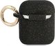 Guess Etui ochronne GUA2SGGEK Silicone Glitter do AirPods 1/2 czarne 1