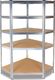 Topeshop REGAŁ MAGAZYNOWY NAROŻNY METALOWY GC9030 30cm 1
