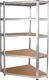 Topeshop REGAŁ MAGAZYNOWY NAROŻNY METALOWY G9040 40cm 1