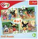 Trefl Puzzle 4w1 Wesoły dzień Binga 34357 TREFL 1